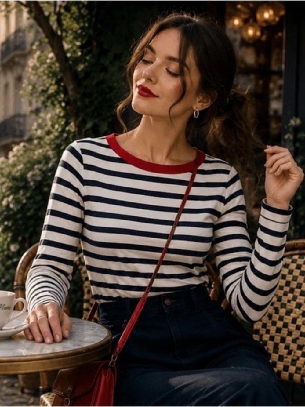 Américo & Rosa Striped Long Sleeve Top — NWT • Size Small